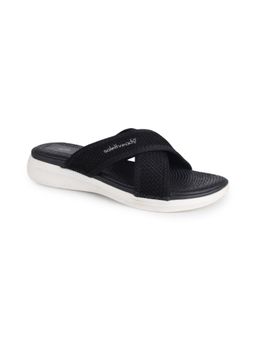 SOLETHREADS - Women Black Casual Comfort Sandals