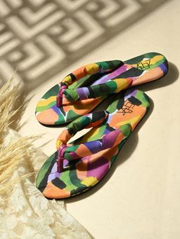 Zebba - Women Multi-Color Beach and Beyond Flats