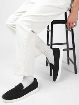 ZEESH - Men Black ECLIPSE Loafers
