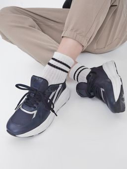 ZEESH - Men Navy Blue NITROFLOW Sneakers