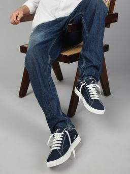 ZEESH - Men Blue THREAD Sneakers
