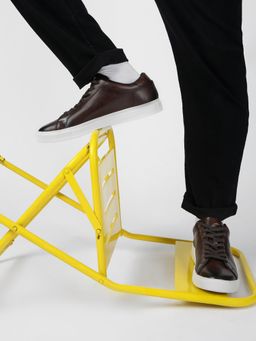 ZEESH - Men Brown GRAPHITE Sneakers