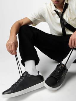 ZEESH - Men Black PULSE Sneakers