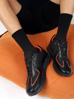 ZEESH - Men Black TORQUE Sneakers