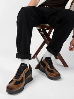 ZEESH - Men Multi-Color ZL - III BROWN Sneakers