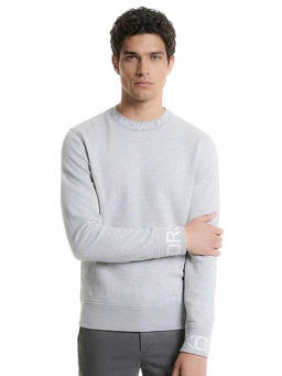 Michael Kors - Grey Logo Trim Sweatshirt