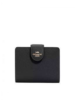 Coach - Black Textured Logo Wallet
