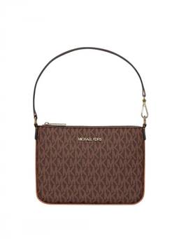 Michael Kors - Brown Jet Set Signature Wristlet