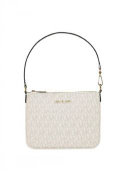 Michael Kors - White Jet Set Signature Wristlet