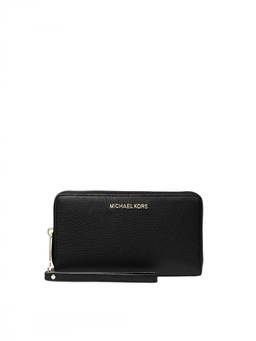 Michael Kors - Black Jet Set Logo Wristlet