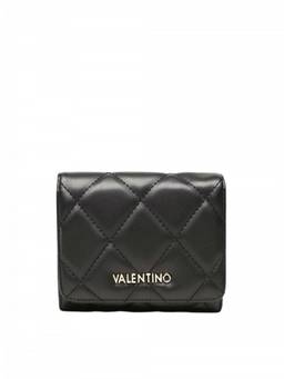 Mario Valentino - Black Quilted Logo Wallet