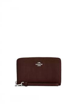 Coach - Dark Brown Quilted Wallet