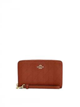 Coach - Cinamon Brown Quilted Wallet