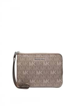 Michael Kors - Taupe Signature Logo Wrislet