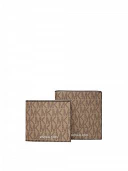 Michael Kors - Brown Signature Logo Wallet (Pack of 2)