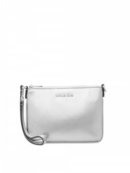 Michael Kors - Silver Solid Metallic Pochette