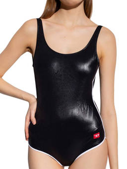 Diesel - Black Shiny One Piece Swimsuit