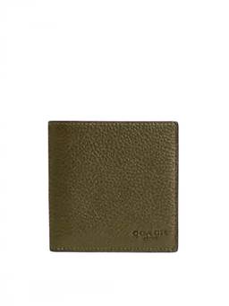 Coach - Olive Green Textured Wallet