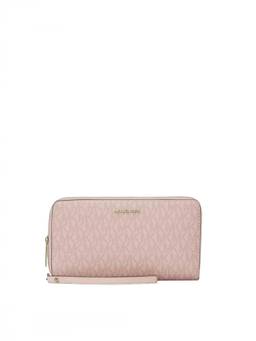 Michael Kors - Peach Signature Continental Wristlet
