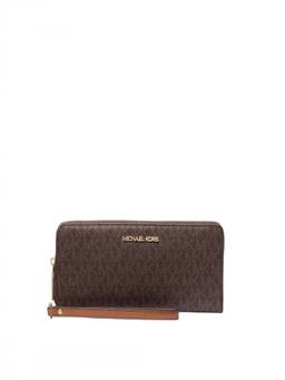 Michael Kors - Dark Brown Signature Wristlet