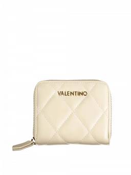 Mario Valentino - Beige Quilted Zip Wallet