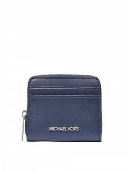 Michael Kors - Navy Blue Jet Set Textured Wallet