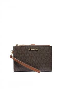 Michael Kors - Dark Brown Signature Wristlet