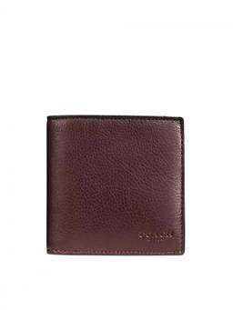 Coach - Dark Brown Textured Wallet