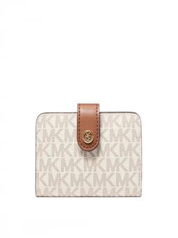 Michael Kors - White Signature Logo Wallet