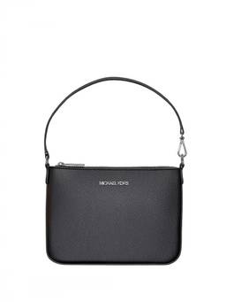 Michael Kors - Black Jet Set Logo Textured Wristlet