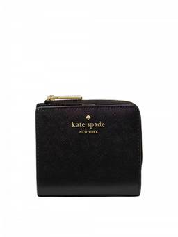Kate Spade - Black Textured L-Zip Wallet