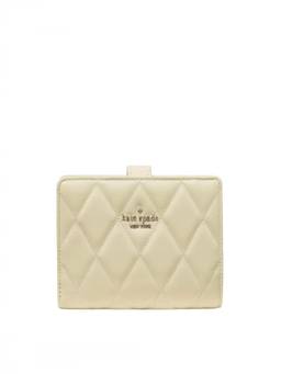 Kate Spade - Light Yellow Quilted Bifold Wallet