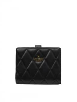 Kate Spade - Black Quilted Bifold Wallet