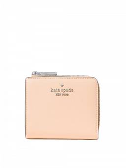 Kate Spade - Beige Logo L Zip Wallet