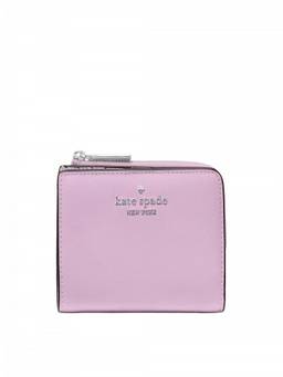 Kate Spade - Light Purple L Zip Textured Wallet