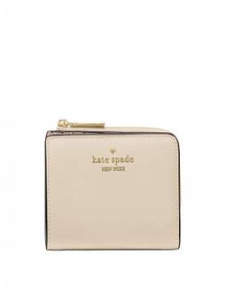 Kate Spade - Beige L Zip Textured Wallet