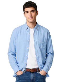 J.Crew - Sky Blue Slim Fit Cotton Shirt