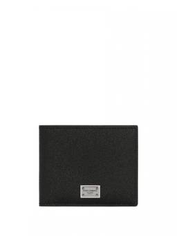 Dolce&Gabbana - Black Leather bifold wallet