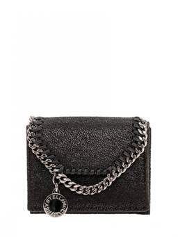 Stella McCartney - Black Textured Trifold Wallet