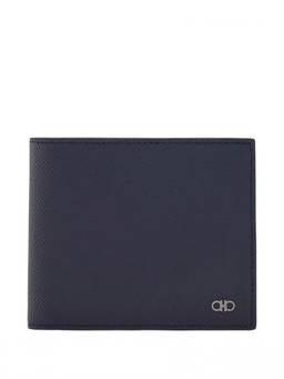 Ferragamo - Navy Blue Logo Wallet