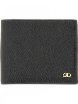 Ferragamo - Black Gancini Logo Wallet
