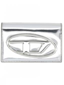 Diesel - Silver Solid Logo Wallet