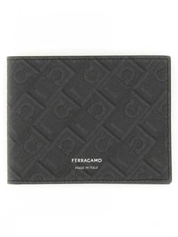 Ferragamo - Black Textured Wallet