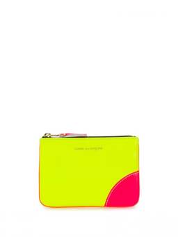 COMME des GARCONS - Neon Green Logo Wallet