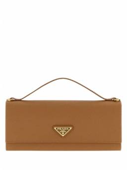 PRADA - Brown Minuteria Textured Wallet