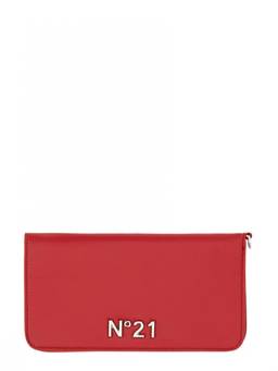 N21 - Red Logo Solid Wallet