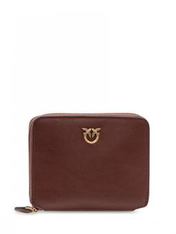 Pinko - Maroon Logo Solid Wallet