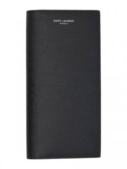 Saint Laurent - Black Continental Logo Wallet