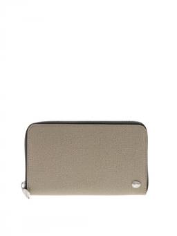 Diesel - Beige Logo Zip Around Wallet