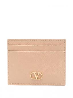 Valentino Garavani - Beige VLogo Signature Card Holder
